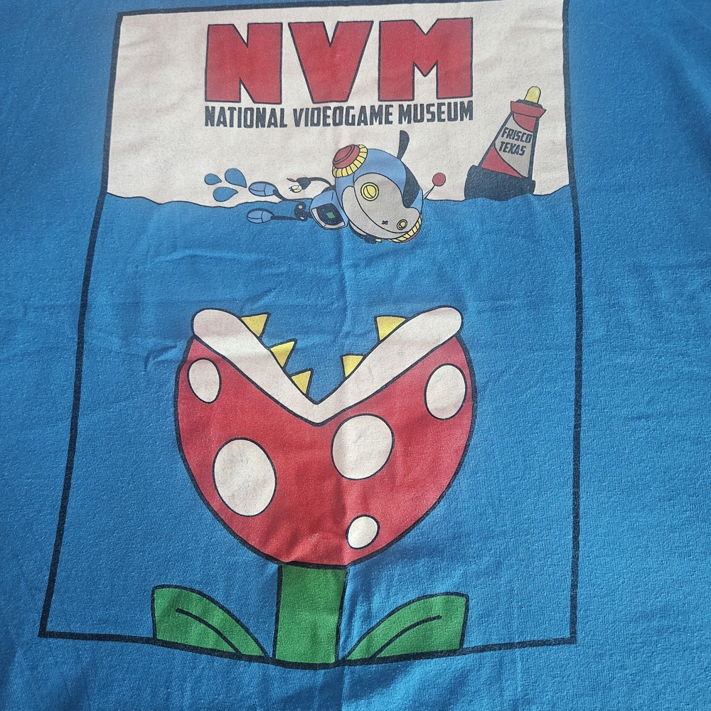 Blue National Videogame Museum T-Shirt